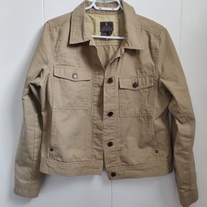 Vintage beige denim jacket